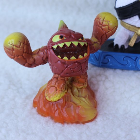 Skylanders Figures Lot of 4 Tree‎ Rex Flameslinger Gill Grunt Eruptor Toy - Picture 5 of 10